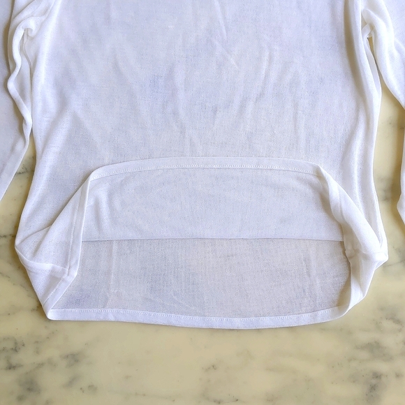 NWOT. The Limited 100% Cotton Sheer Blouse with 3/4 Sleeve. - Picture 4 of 4